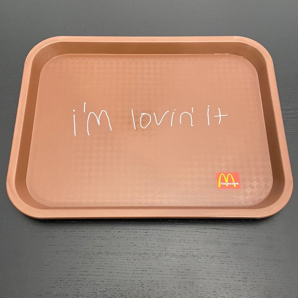 Cactus Jack Travis Scott x Mcdonalds I'm Lovin' It Lunch Tray - Picture 2 of 6